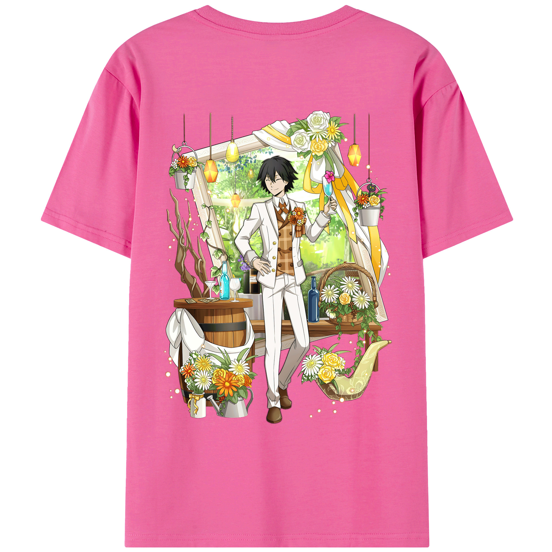 （画像用） 文豪ストレイドッグス Bungo Stray Dogs レディース半袖Tシャツ(バックプリント)